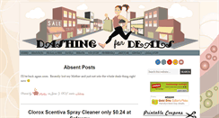 Desktop Screenshot of dashingfordeals.com